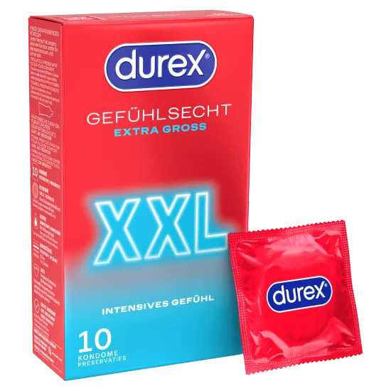 Durex Gefuehlsecht XXL 10 Stuck