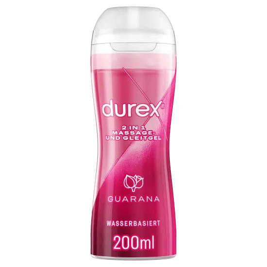 Durex 2 in 1 Massage - und Gleitgel Guarana 200ml