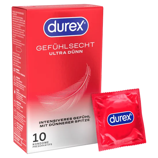 Durex Gefuehlsecht Ultra Dunn 10 Stuck