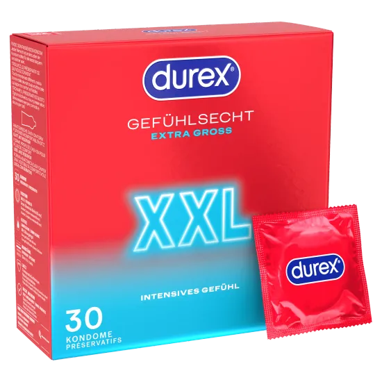 Durex Gefuehlsecht XXL 30 Stuck