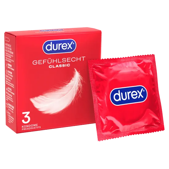 Durex Gefuehlsecht Classic 3 Stuck